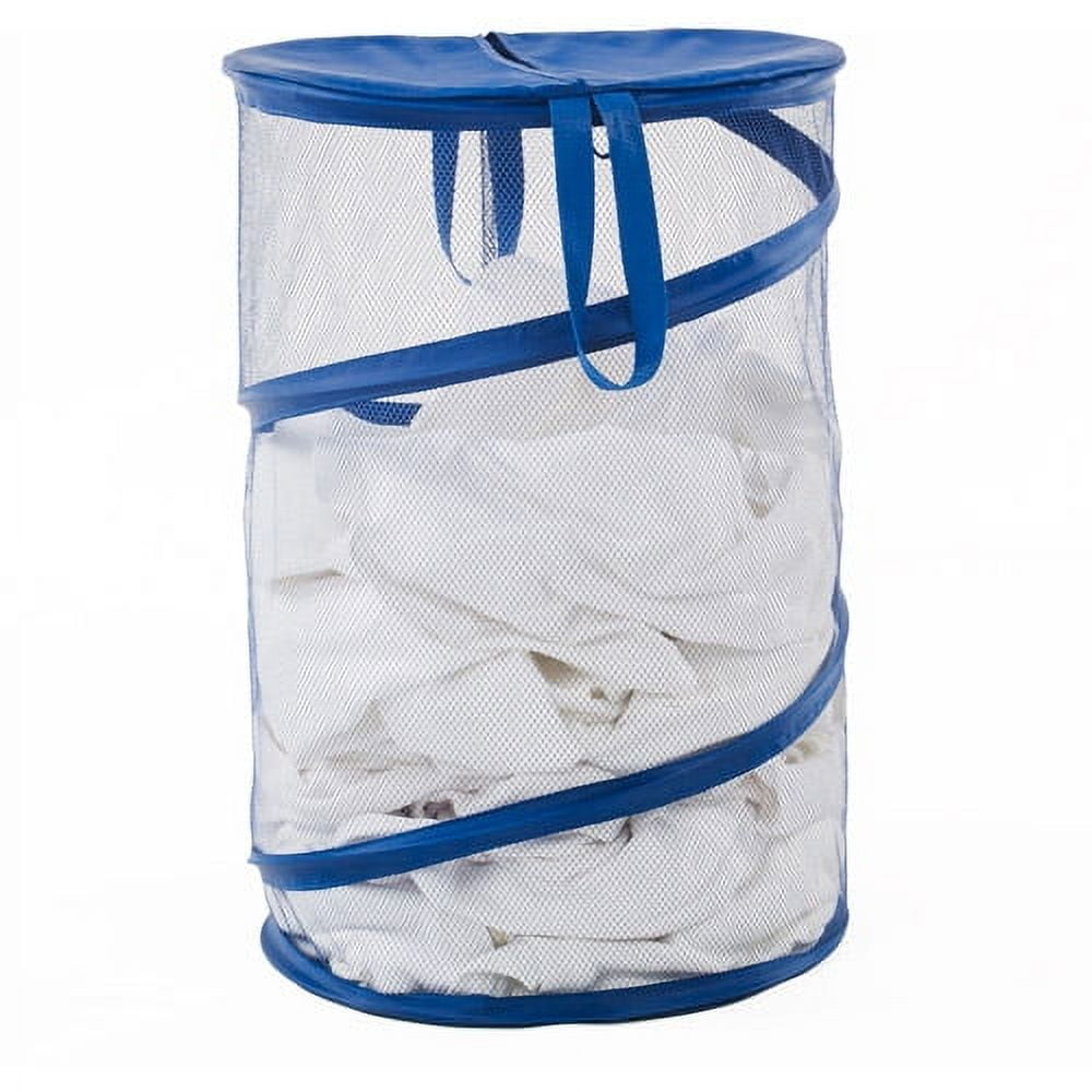 Neatfreak Round Pop Up Hamper, Blue