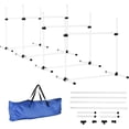 thumbnail image 1 of Neatifyes 4 Piece Dog Agility Training Equipment for Dog Agility Course with Adjustable Height Jump Bars, Included Carry Bag, & Displacing Top Bar, White, 1 of 9