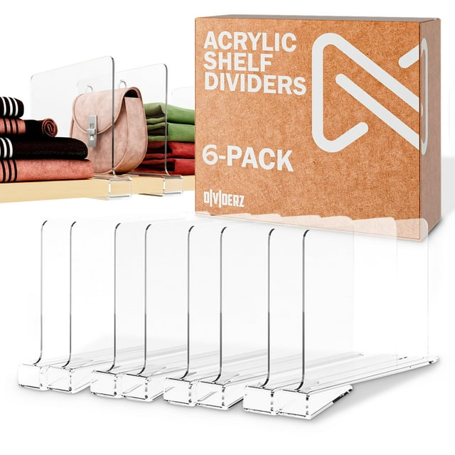 Neatly Made Shelf Dividers YPF5 for Closet Organization Easy SetUp