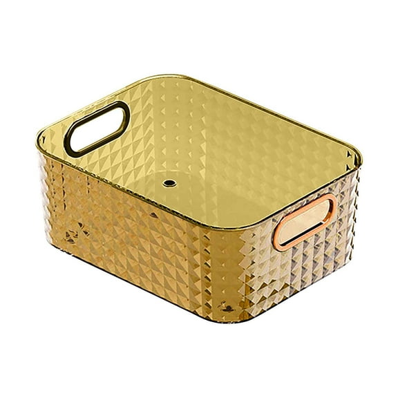 Neatly Organized - Desktop Storage Box Bathroom Bathroom Kitchen Cosmetics Lipstick Sundries Classification Transparent Storage Basket Storage Trunks & Bag