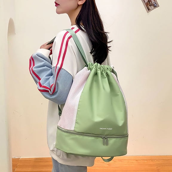 Neatly Organized - Gym Bag Dry And Wet Separation Swimming Bag Beach Storage Sports Equipment Backpack Women's Small Bag Storage Trunks & Bag