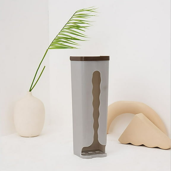 Neatly Organized - Household Kitchen Garbage Bag Storage Box Storage Rack Wall-mounted No Punching Storage Storage Trunks & Bag