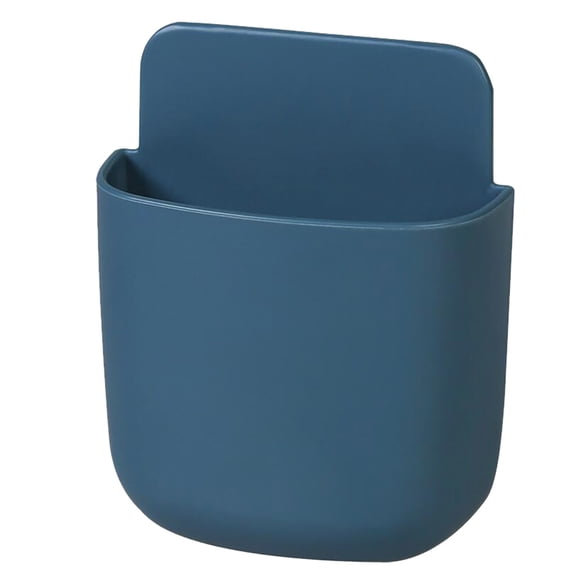 Neatly Organized - Punch- Wall Hanging Living Room Mobile Phone Remote Control Storage Box Storage Trunks & Bag