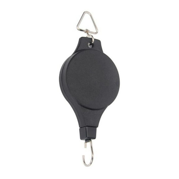 Neatly Organized - Retractable Pulley Adjustable Hanger Hook with Locking Mechanism Hooks Hangers Holders