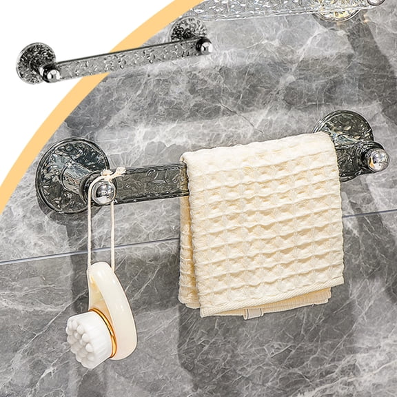 Neatly Organized - Shower Hanger No Hole Towel Rack Wall Mounted Hanger Shoe Rack Shower Hooks Bathroom Accessories Bathroom Shelves