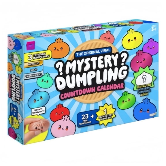 Neato Squishies Dumpling Fidgets for Adults Stress Relief Fidget Box Set Viral Glitter Dumpling Mystery Box Sensory Ball Sets Multi-Pack