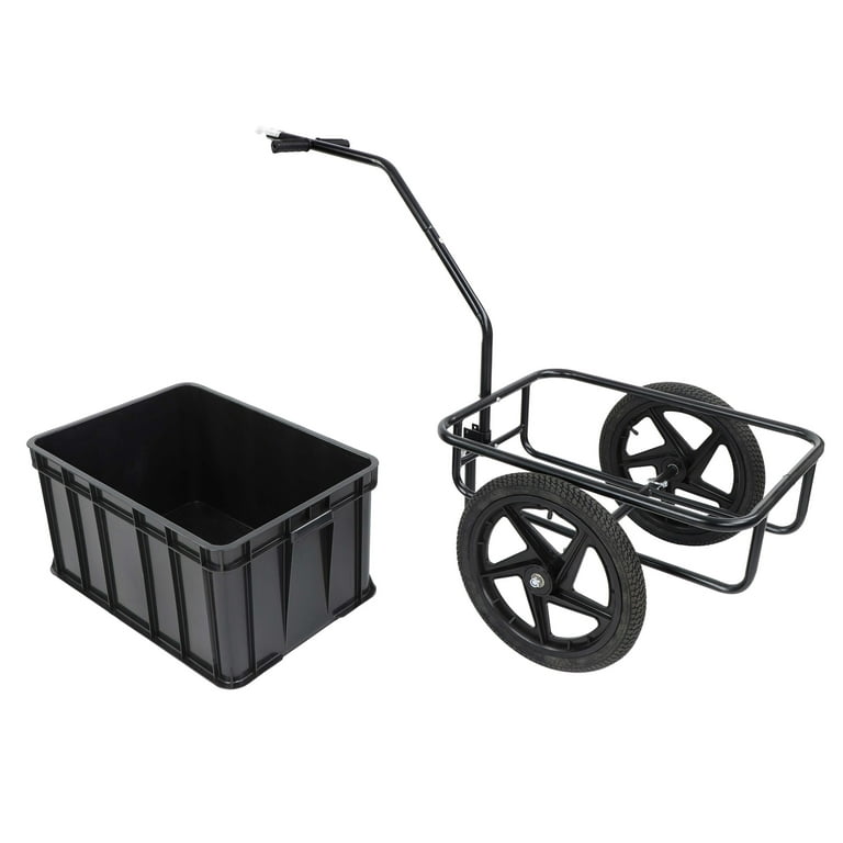 Neature Bike Trailer Utility Cart and Bike Trailer Attachment Kit - 88lb  Cap 