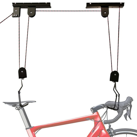 Neature Ceiling Bike Rack Garage Hoist - 50lb Indoor Bike Storage Pulley System