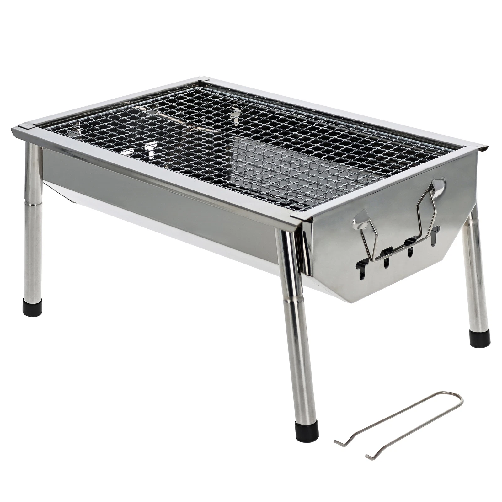 Neature Portable Charcoal Grill For Camping - 8.5In Tall Bbq Grill