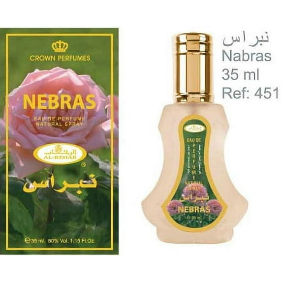 Nebras - Al-Rehab Eau De Natural Perfume Spray - 35 ml (1.15 fl. oz)- 2 pack