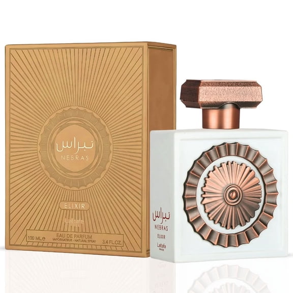 Lattafa Unisex Nebras Elixir EDP Spray 3.4 oz Fragrances 6290362348054