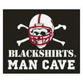 thumbnail image 1 of Nebraska - Blackshirts Man Cave Tailgater Rug 5'x6', 1 of 2