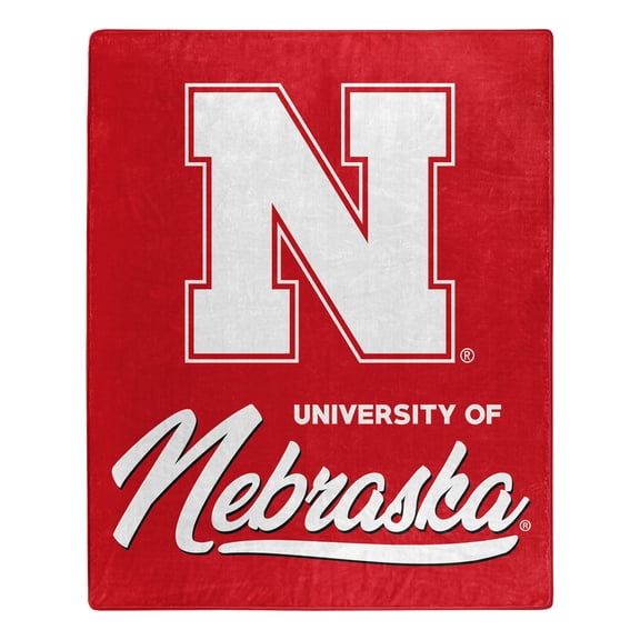 The Northwest Group Nebraska Huskers 50" x 60" Signature Raschel Plush Throw Blanket