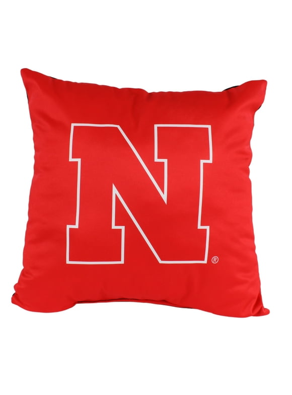 Nebraska Cornhuskers 16 inch Reversible Decorative Pillow