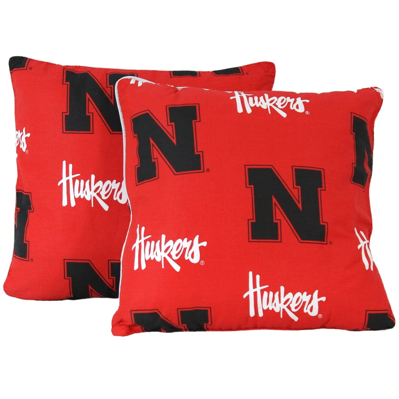 Nebraska Cornhuskers 16" x 16" Decorative Pillow Pair