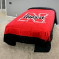 thumbnail image 1 of Nebraska Cornhuskers 2 Sided Reversible Comforter, 100% Cotton Sateen, 80" x 90", Full, 1 of 2