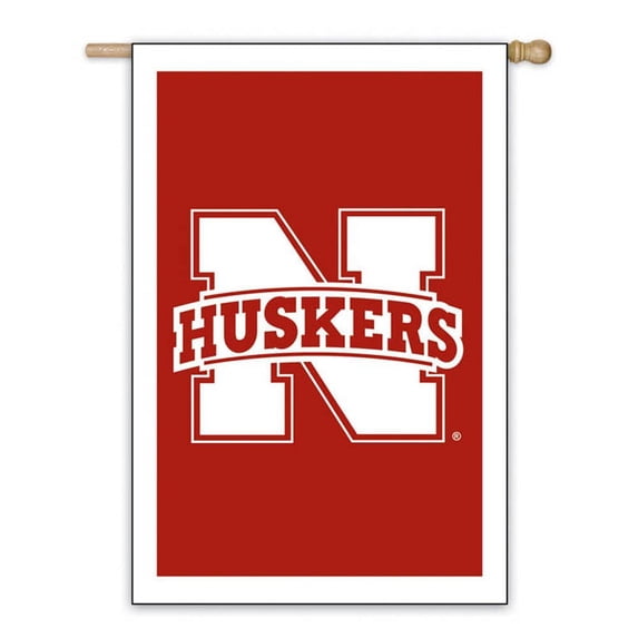 Nebraska Cornhuskers 28x44 Double Sided Banner Flag