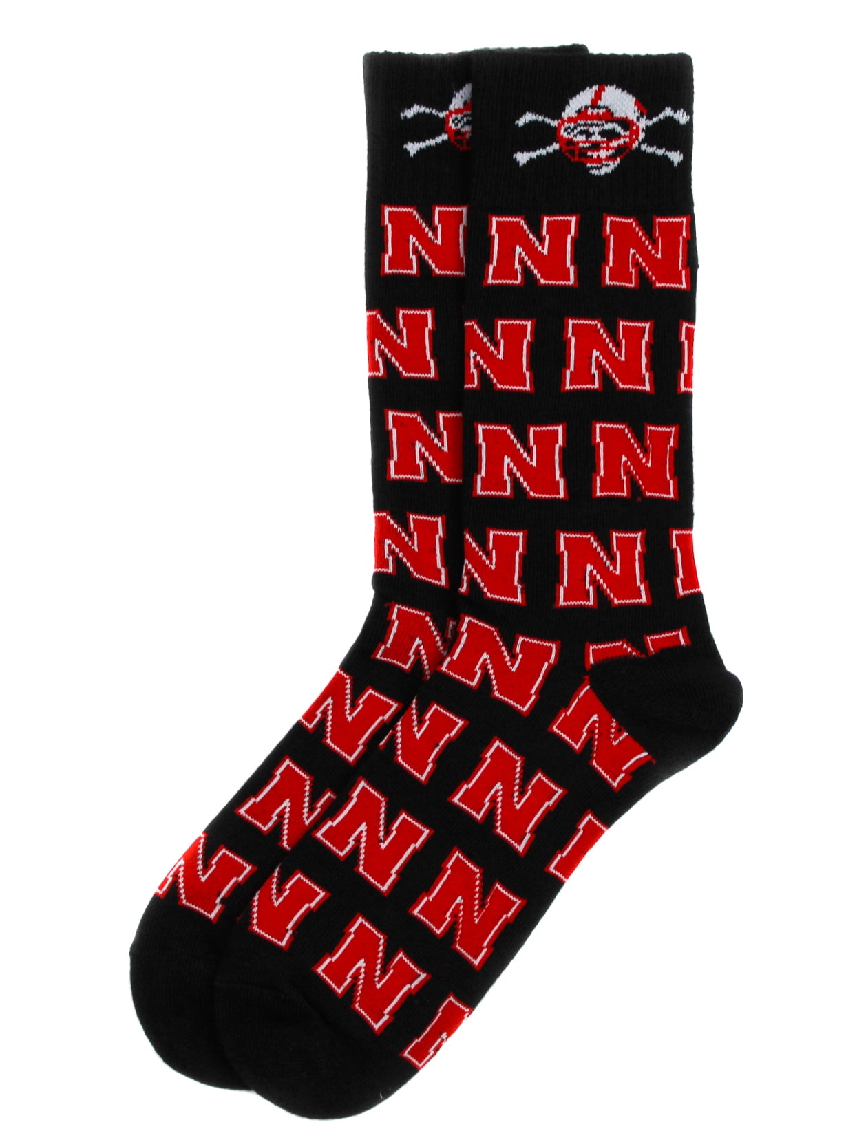 Nebraska Cornhuskers Blackshirts Dress Sock - Donegal Bay - Unisex - One Size - Mid-Calf