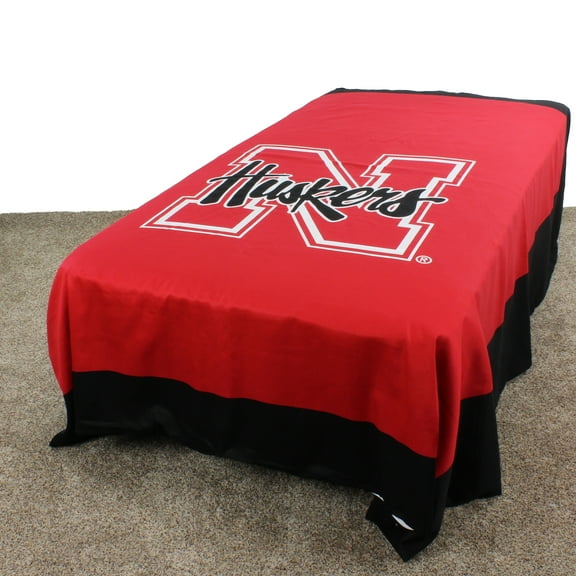 Nebraska Cornhuskers Duvet Cover / Summer Blanket, 2 Sided Reversible, 100% Cotton, 80" x 90", Full