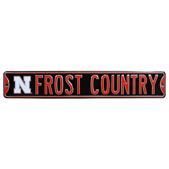 Nebraska Huskers 6'' x 36'' Steel Street Sign