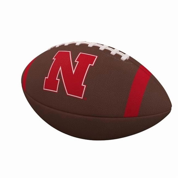 Nebraska Cornhuskers Team Stripe Official-Size Composite Football