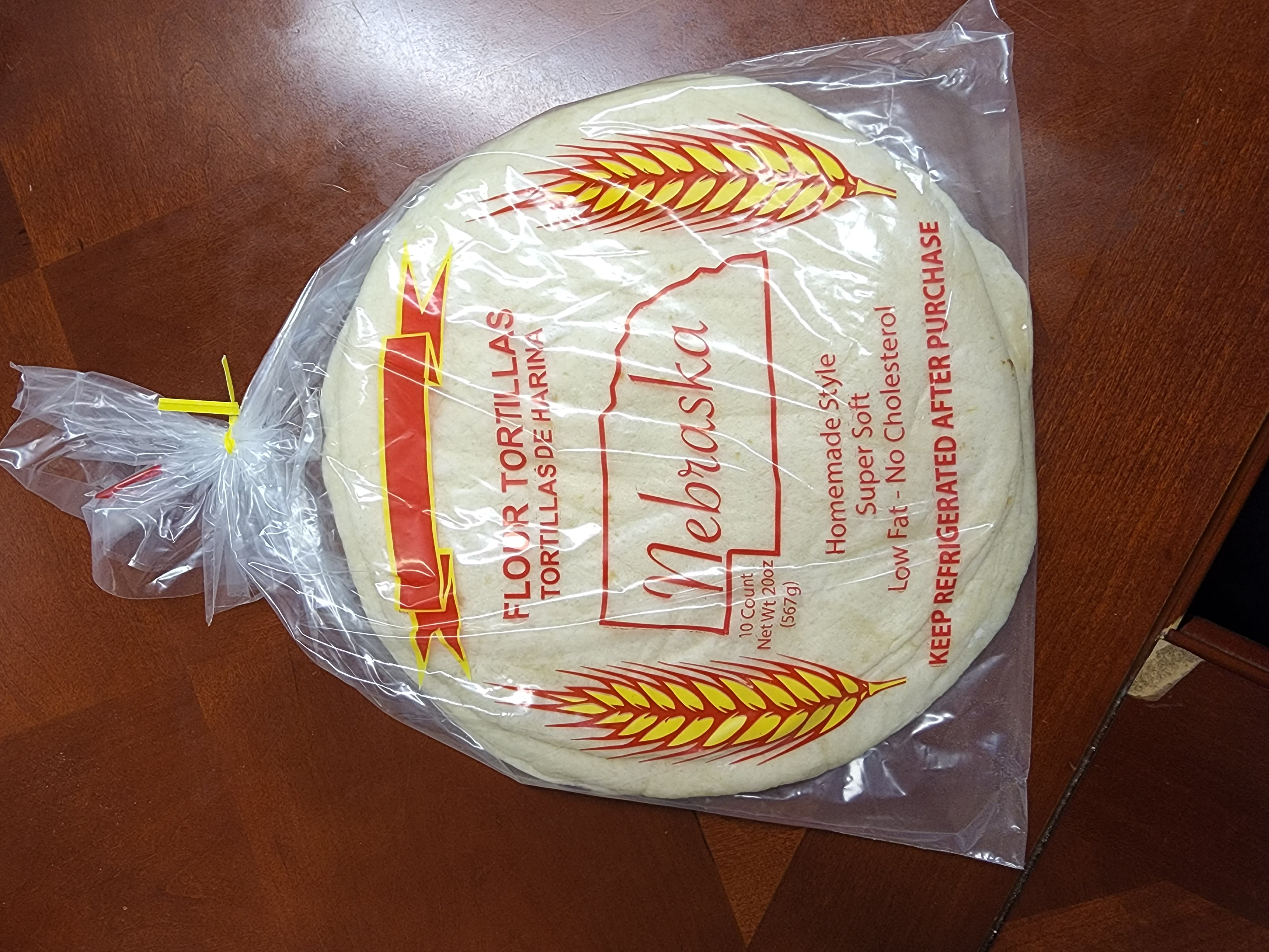 Nebraska Flour Tortillas 20oz