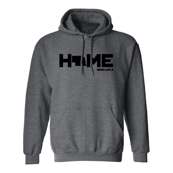 Nebraska HOME Adult Hooded Sweatshirt