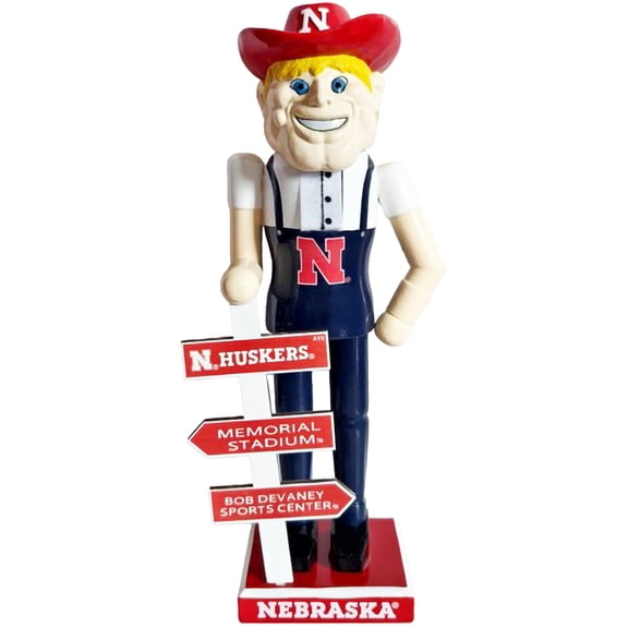 Nebraska Huskers 12" Mascot Nutcracker