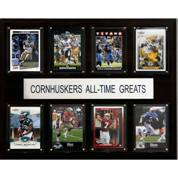 Nebraska Huskers 12'' x 15'' All-Time Greats Plaque