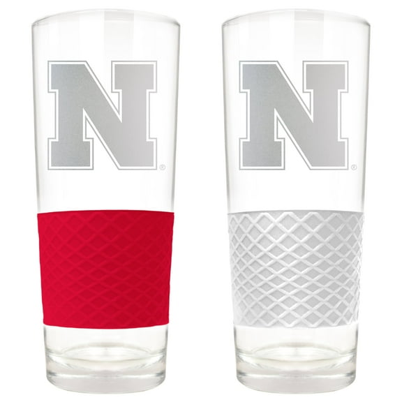 Nebraska Huskers 22oz. Logo Score Pint Glass Two-Piece Set