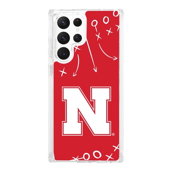 Nebraska Huskers HD Phone Case Compatible with MagSafe Samsung Galaxy S24 Ultra (Playbook) by Affinity Bands