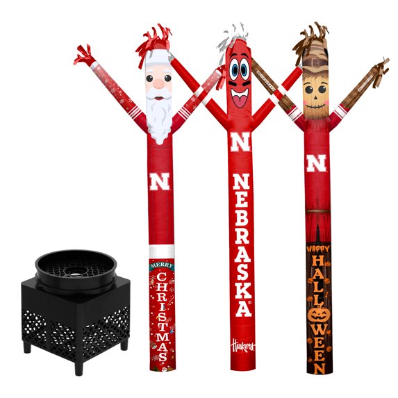 Nebraska Huskers Inflatable Crazy Sports Fan Bundle Set