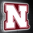 thumbnail image 1 of Nebraska Huskers LED Team Logo Shaped Lighted Wall Sign, 1 of 2