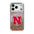 thumbnail image 1 of Nebraska Huskers Linen Logo iPhone Glitter Case, 1 of 6