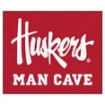 thumbnail image 1 of Nebraska Huskers Man Cave Tailgater Rug 5'x6', 1 of 2