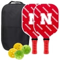 thumbnail image 1 of Nebraska Huskers Pickleball Paddle Set, 1 of 2