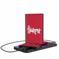 thumbnail image 1 of Nebraska Huskers Secondary Logo 2500mAh Solid Design Credit Card Powerbank, 1 of 1