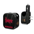 thumbnail image 1 of Nebraska Huskers Team Logo Dual Port USB Car & Home Charger, 1 of 1