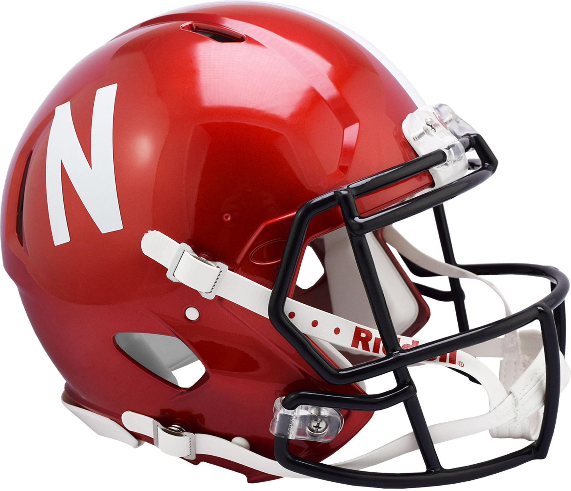 Nebraska Huskers Unsigned Riddell FLASH Alternate Revolution Speed Authentic Football Helmet - Fanatics Authentic Certified