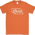 thumbnail image 1 of Nebraska Local T-Shirt Funny Humor State Pride Geography Tee - Orange, 4XL, 1 of 1