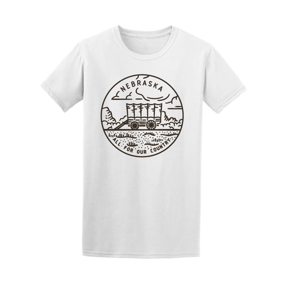 Nebraska Logo T-Shirt Men -Image by Shutterstock, Male XX-Large