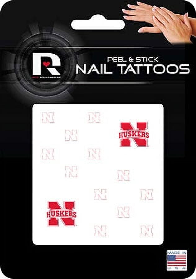 Nebraska Nail Tattoo Set
