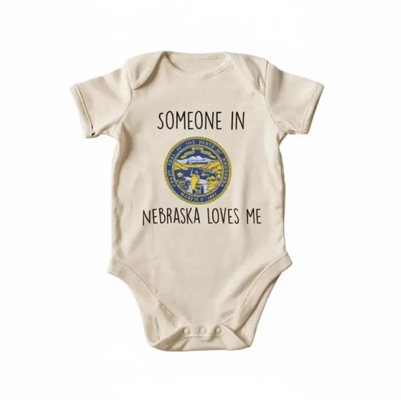 Nebraska Newborn Baby Bodysuit