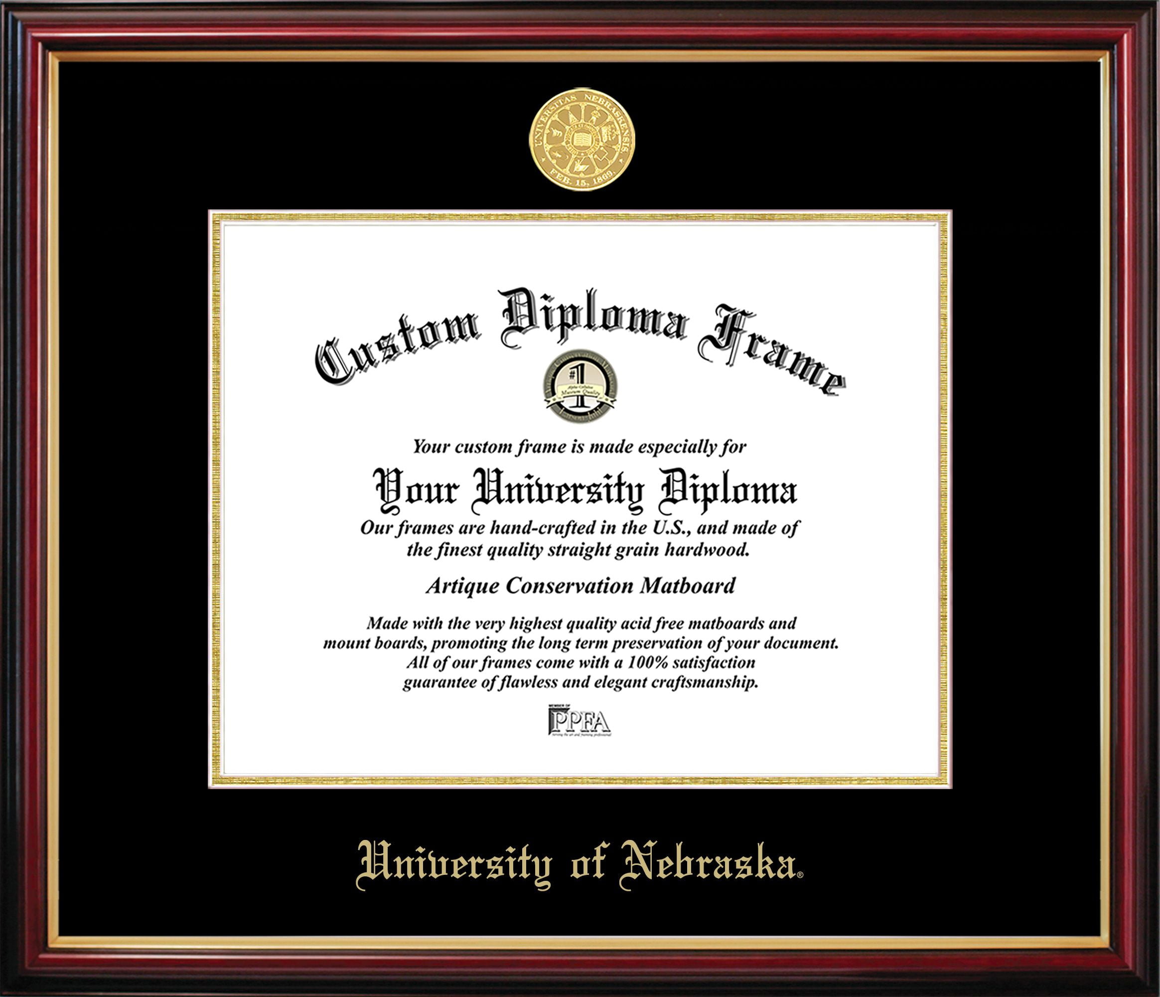 Nebraska Petite Diploma Frame