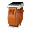 thumbnail image 1 of Nebraska Premium Leather Unisex Watch Band for Apple Watch - 38/40/41mm(42mm Series 10) Long Tan by Affinity Bands, 1 of 5