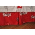 thumbnail image 1 of Comfy Feet NEBDRKG Nebraska Printed Dust Ruffle King, 1 of 2