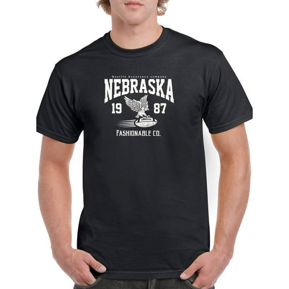 Nebraska Retro Sport Apparel T-Shirt Men -Image by Shutterstock, Male 5X-Large