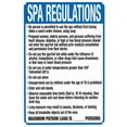thumbnail image 1 of Nebraska Spa Regulations Sign - 8"x12", Complies With State Pool Code, Metal Decor for Business, Home, Yard, Garden, 1 of 6
