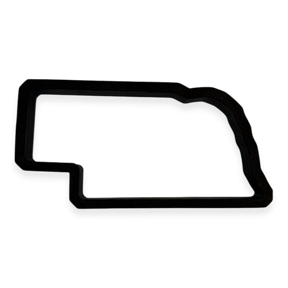 Nebraska State Cookie Cutter with Easy Push Design (4 inch)