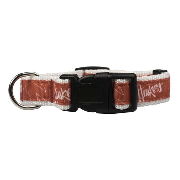 Nebraska Team Pet Ribbon Collar - Medium